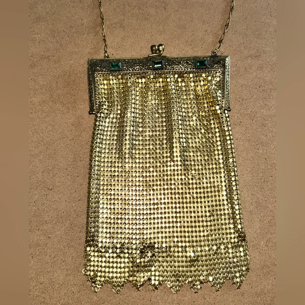 Vintage 1920s Whiting & Davis Metal Mesh Purse - Picture 13 of 14